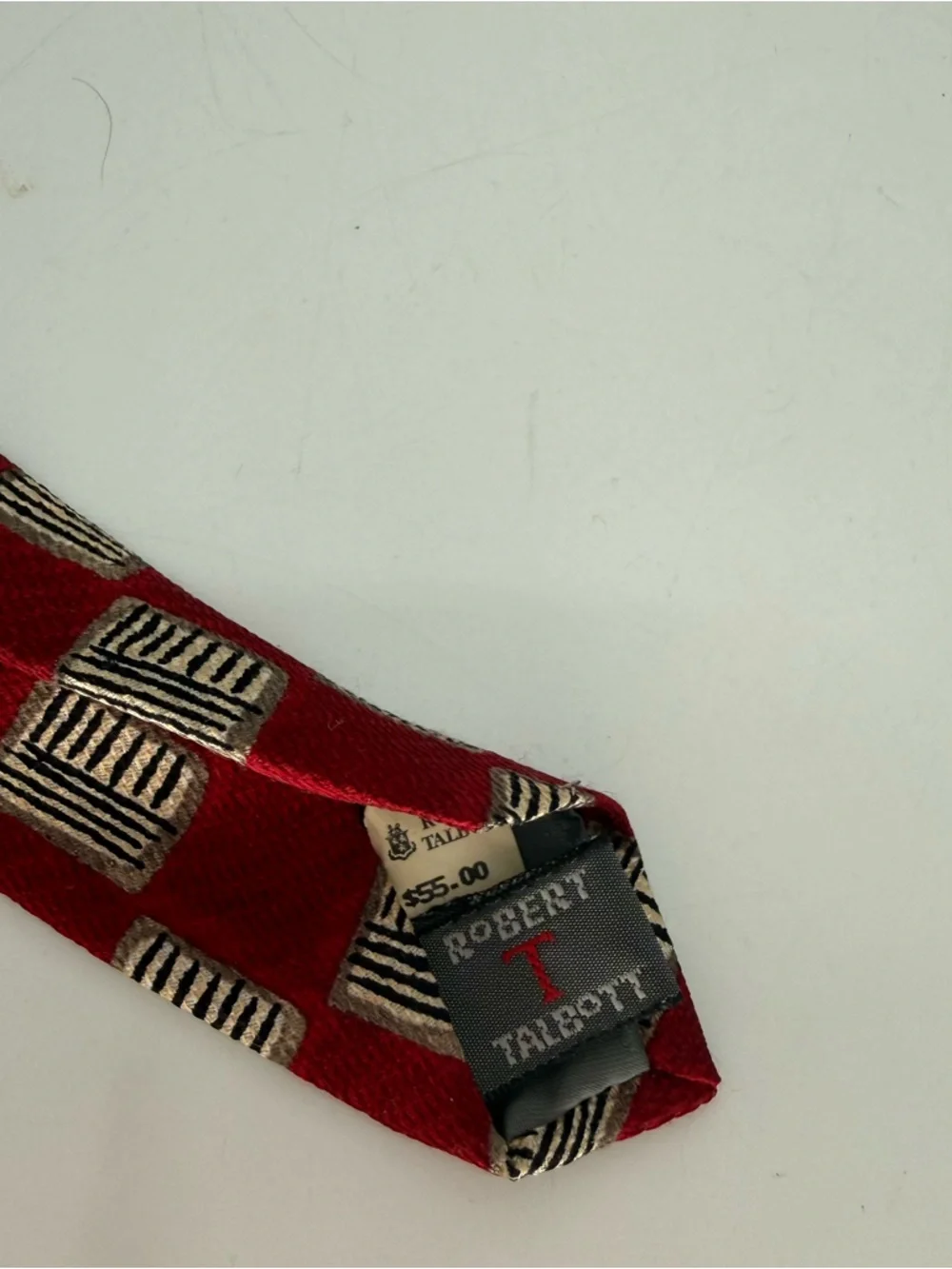 Robert Talbott Men's Ties Lot Of 2 Silk Rust/gold Medallion 58x 3.5